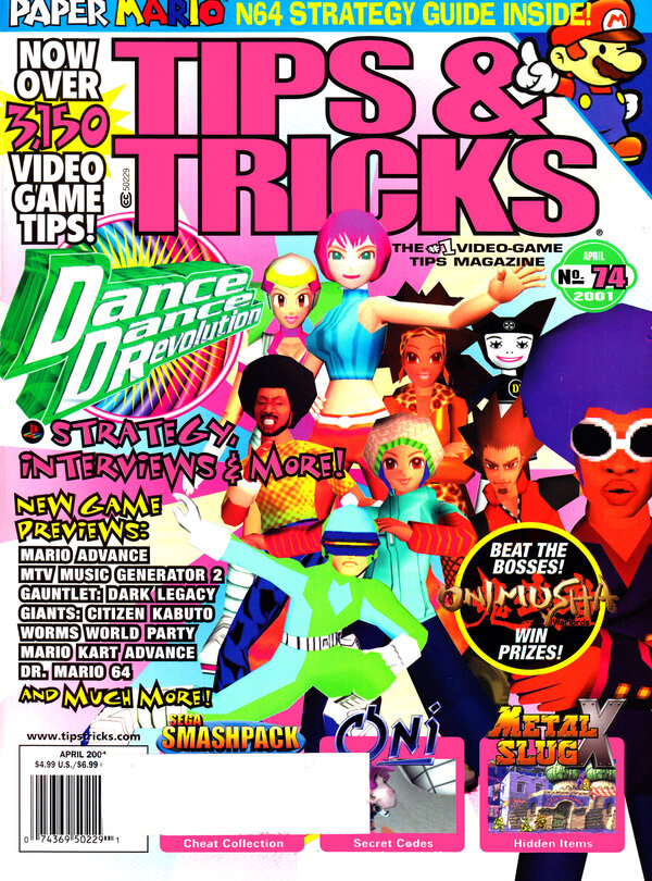 Tips & Tricks Issue 074 (April 2001) cover